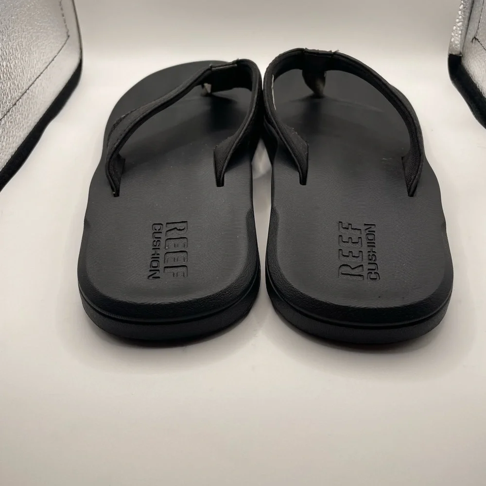 Reef Cushion Men's Black Sandals size 7